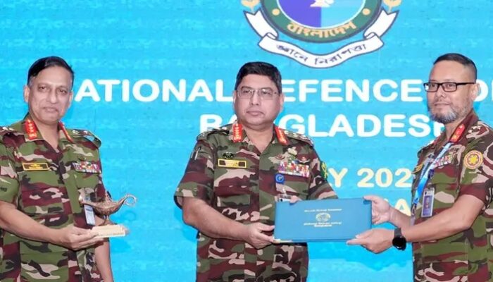 ন্যাশনাল ডিফেন্স কলেজে ক্যাপস্টোন কোর্স ২০২৫/২ সমাপ্ত