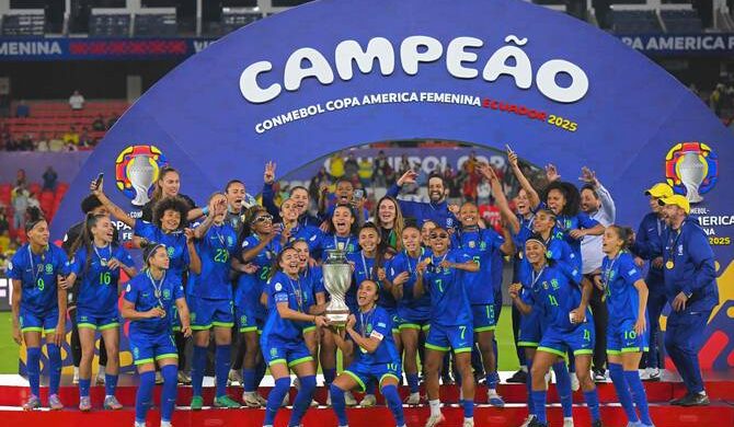 নারী কোপা আমেরিকার শিরোপা জিতেছে ব্রাজিল